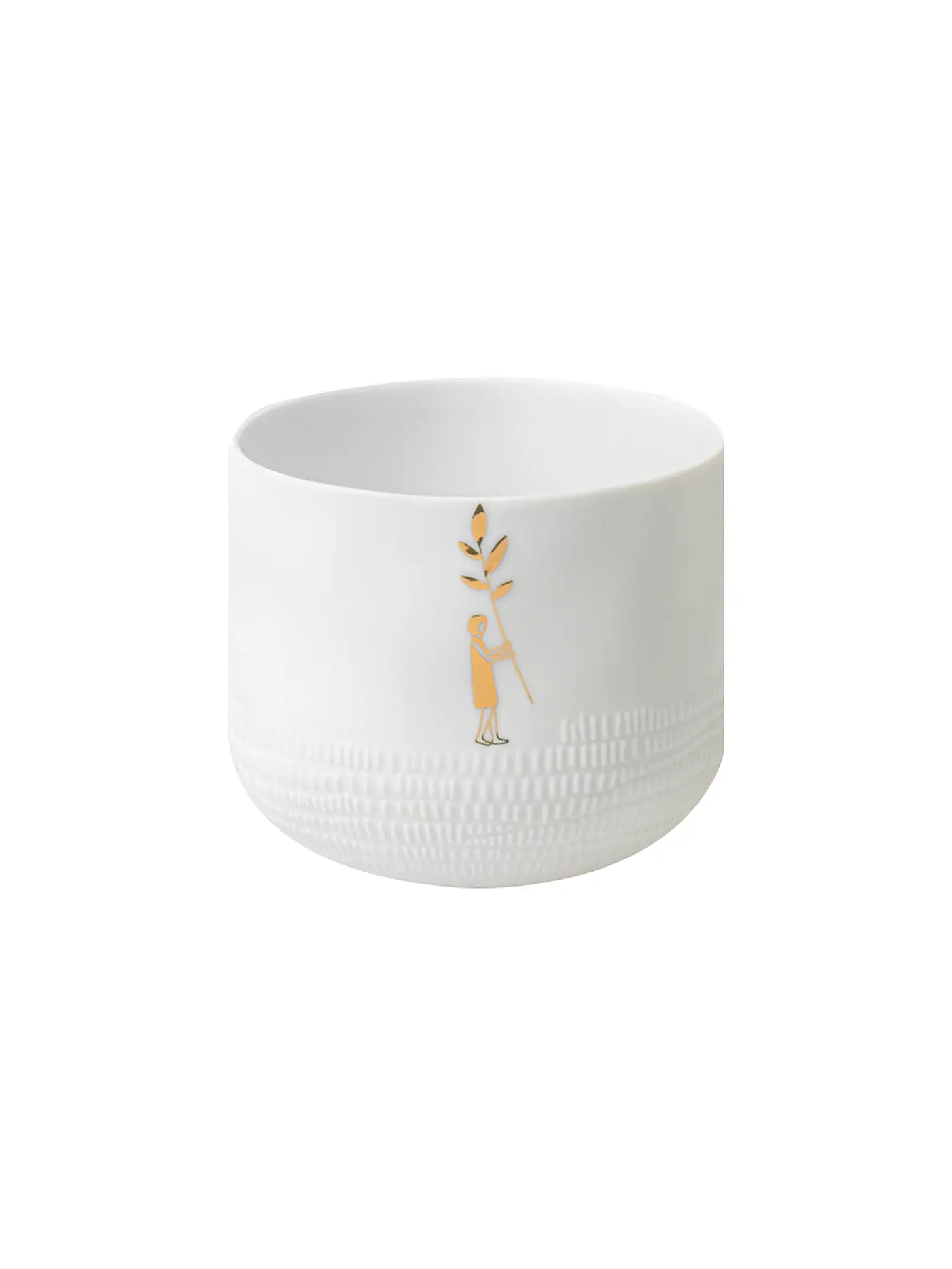 RAEDER | Teelichthalter DANKBAR 7x6cm Weiss | 